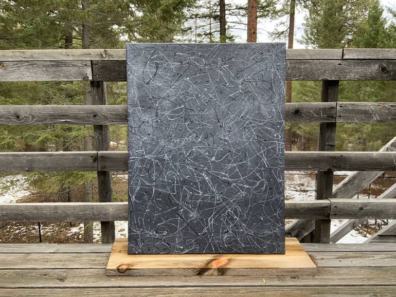 Original Abstract Expressionism Abstract Painting by Philip Leister