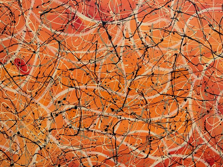 Original Abstract Expressionism Abstract Painting by Philip Leister