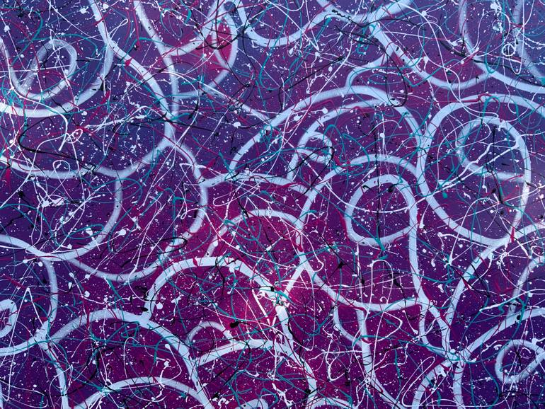 Original Abstract Expressionism Abstract Painting by Philip Leister