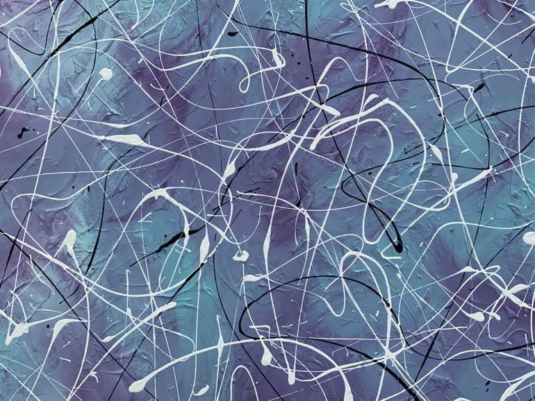Original Abstract Expressionism Abstract Painting by Philip Leister