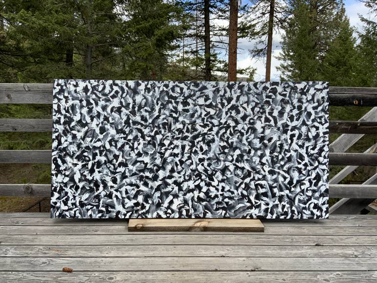 Original Abstract Expressionism Abstract Painting by Philip Leister
