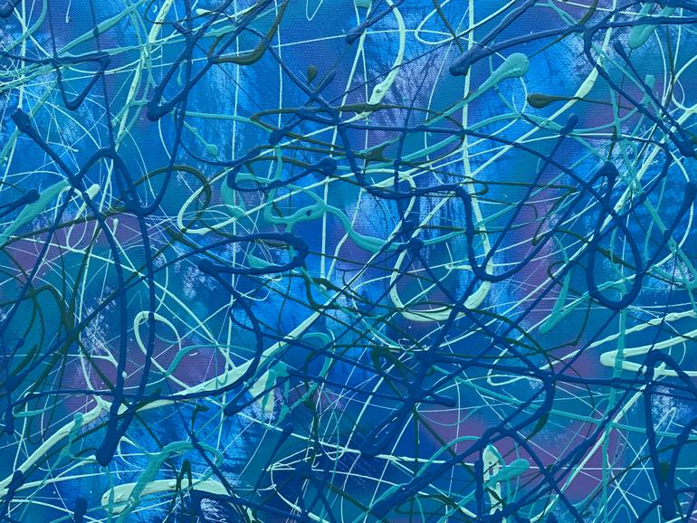 Original Abstract Expressionism Abstract Painting by Philip Leister