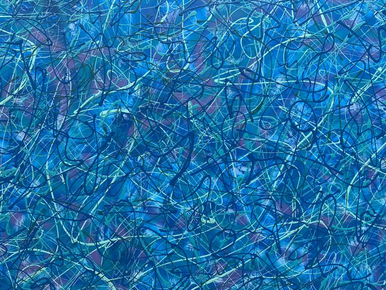 Original Abstract Expressionism Abstract Painting by Philip Leister