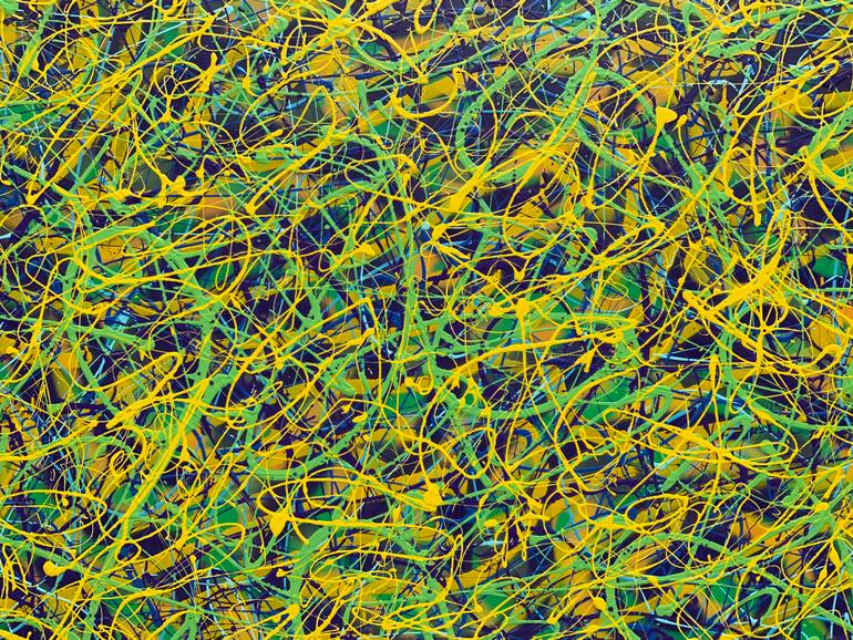 Original Abstract Expressionism Abstract Painting by Philip Leister