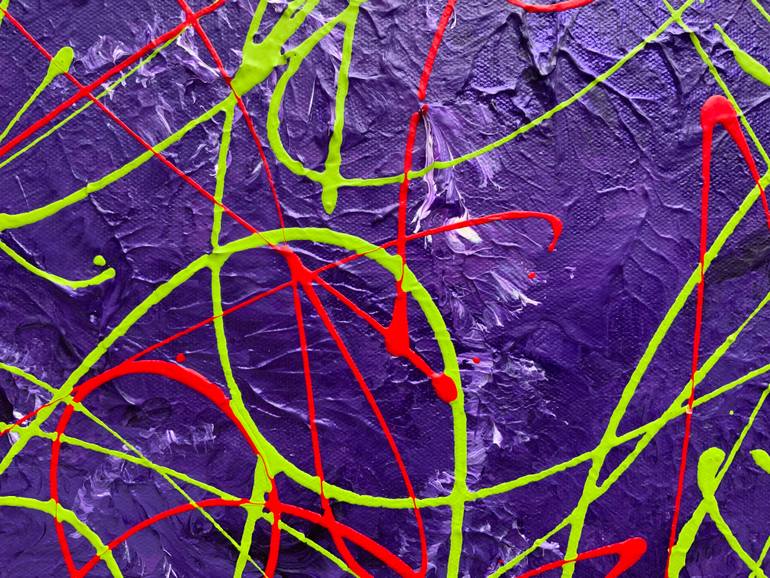 Original Art Deco Abstract Painting by Philip Leister
