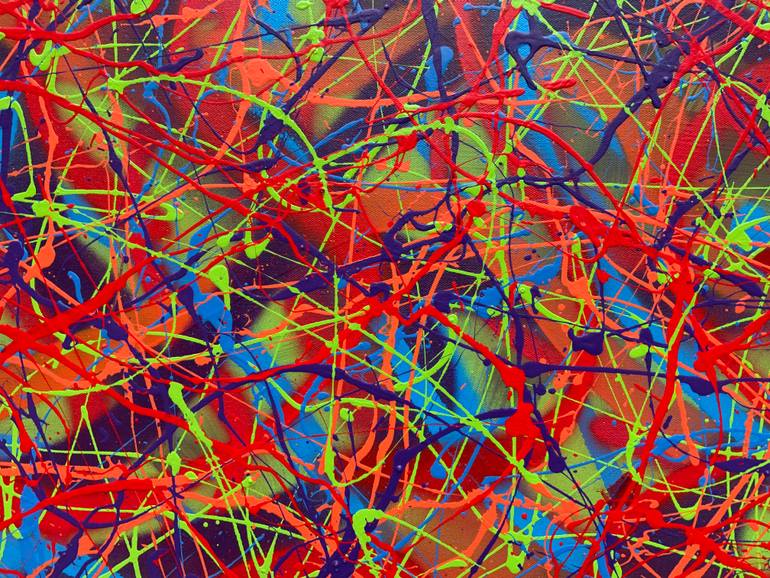 Original Abstract Expressionism Abstract Painting by Philip Leister