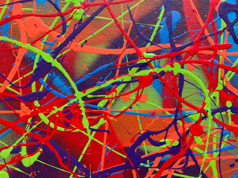 Original Abstract Expressionism Abstract Painting by Philip Leister
