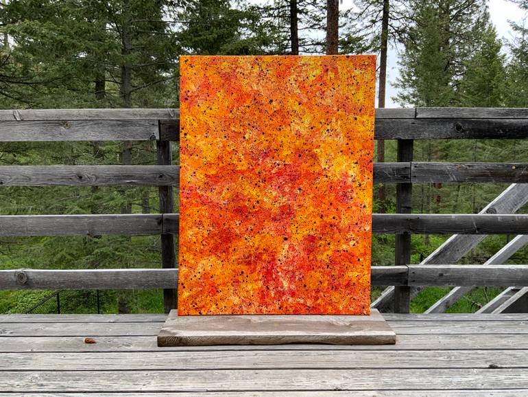 Original Abstract Expressionism Abstract Painting by Philip Leister