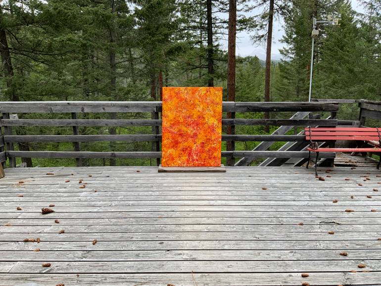Original Abstract Expressionism Abstract Painting by Philip Leister