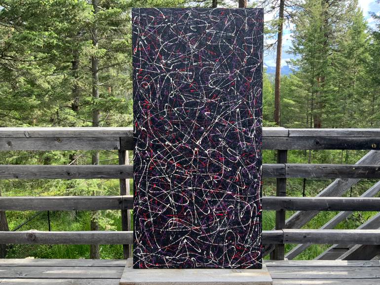 Original Abstract Expressionism Abstract Painting by Philip Leister