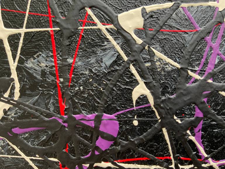 Original Abstract Expressionism Abstract Painting by Philip Leister