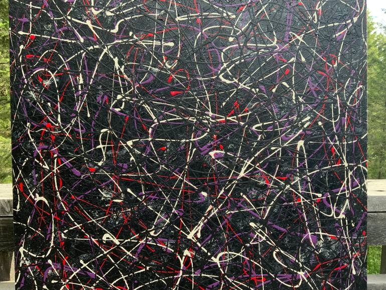 Original Abstract Expressionism Abstract Painting by Philip Leister