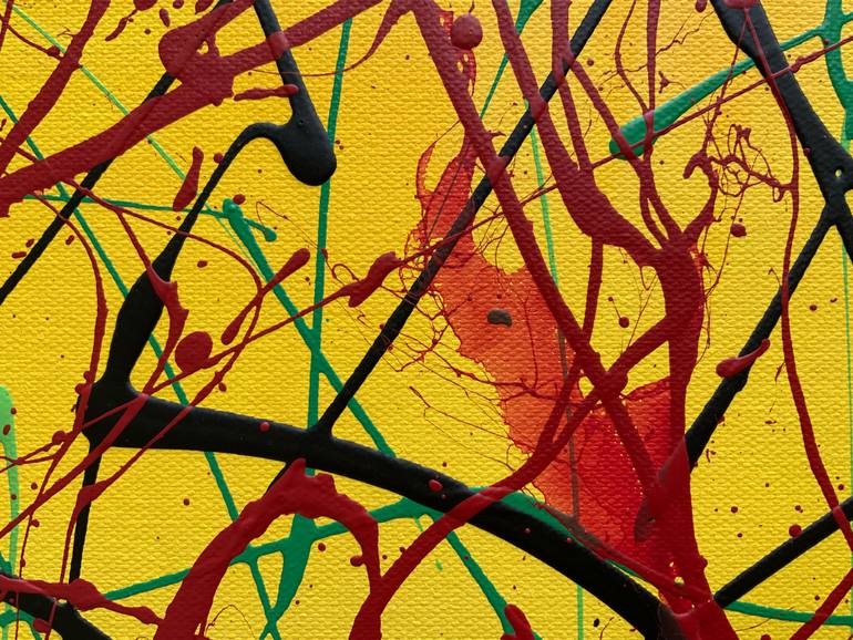 Original Abstract Expressionism Abstract Painting by Philip Leister