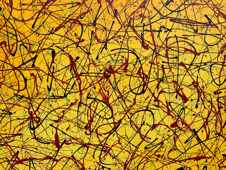 Original Abstract Expressionism Abstract Painting by Philip Leister