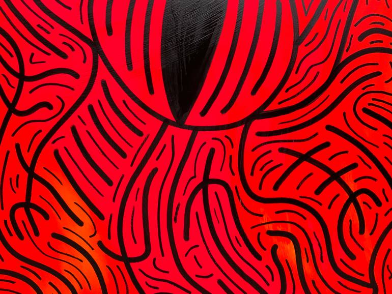 Original Abstract Expressionism Abstract Drawing by Philip Leister