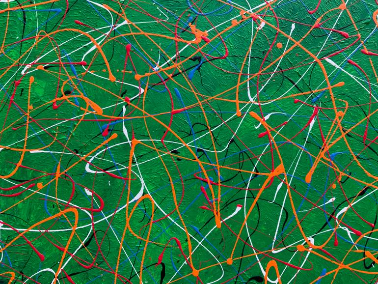 Original Abstract Expressionism Abstract Painting by Philip Leister
