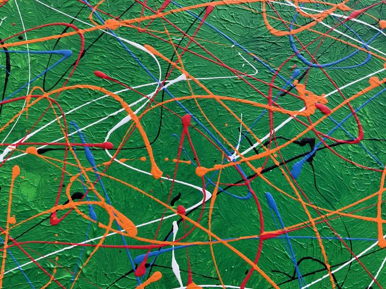 Original Abstract Expressionism Abstract Painting by Philip Leister