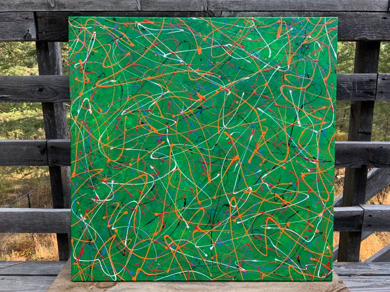 Original Abstract Expressionism Abstract Painting by Philip Leister
