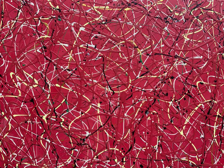 Original Abstract Expressionism Abstract Painting by Philip Leister
