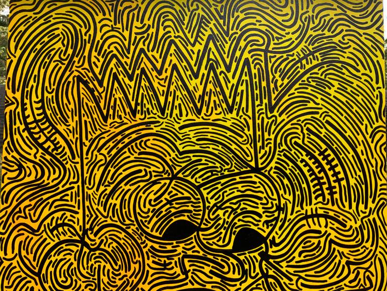 Original Abstract Expressionism Abstract Drawing by Philip Leister