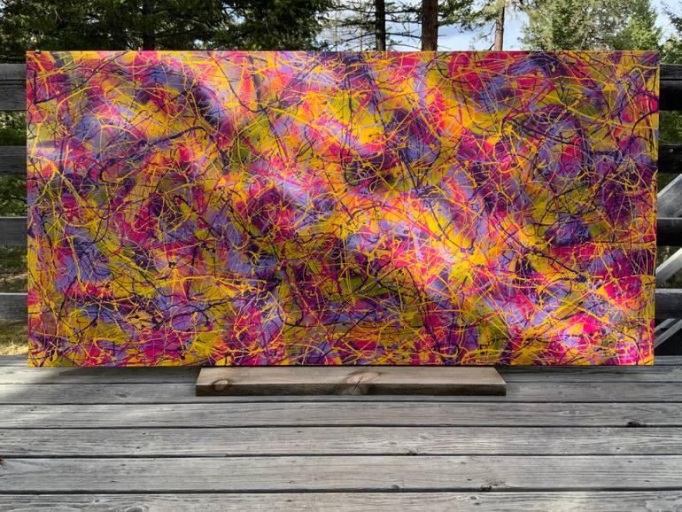 Original Abstract Expressionism Abstract Painting by Philip Leister