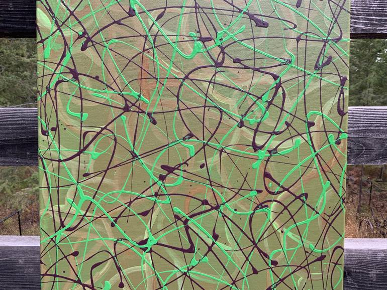 Original Abstract Expressionism Abstract Painting by Philip Leister