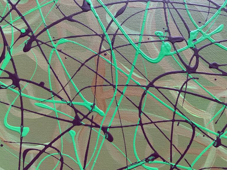 Original Abstract Expressionism Abstract Painting by Philip Leister