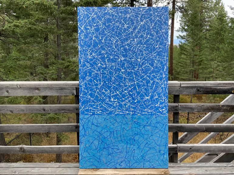 Original Abstract Expressionism Abstract Painting by Philip Leister
