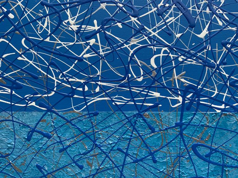 Original Abstract Expressionism Abstract Painting by Philip Leister