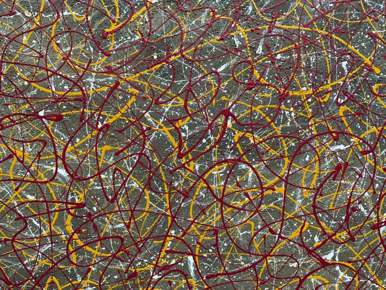 Original Abstract Expressionism Abstract Painting by Philip Leister