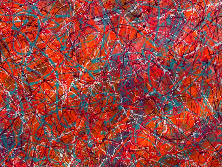 Original Abstract Expressionism Abstract Painting by Philip Leister