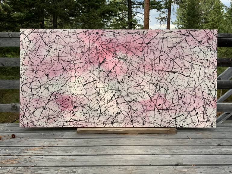 Original Abstract Expressionism Abstract Painting by Philip Leister
