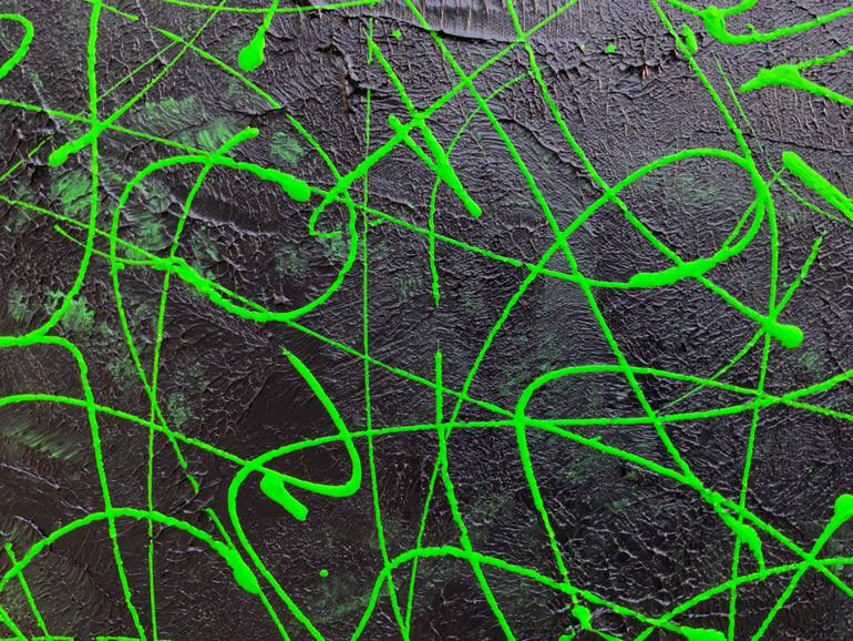 Original Abstract Expressionism Abstract Painting by Philip Leister