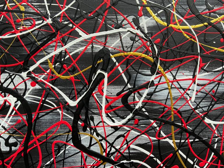 Original Abstract Expressionism Abstract Painting by Philip Leister