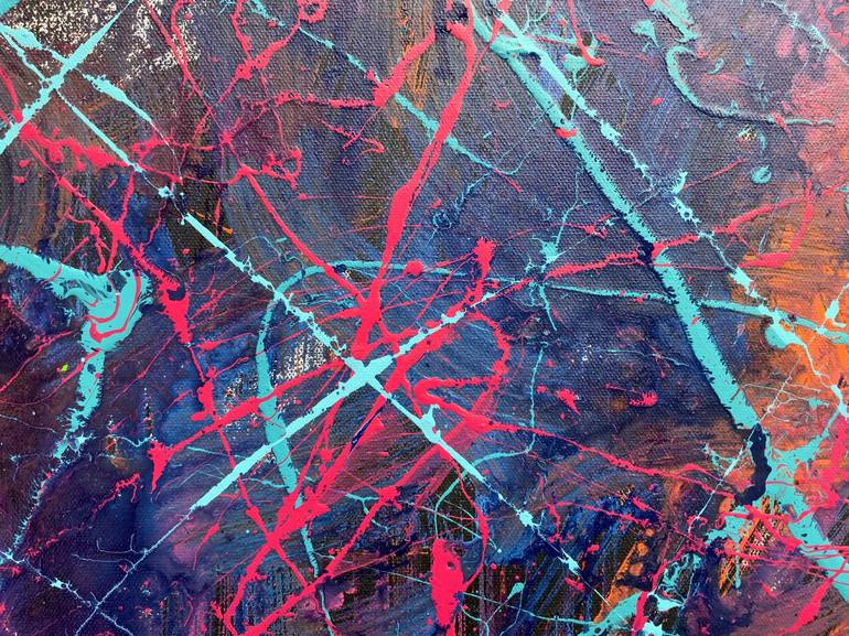 Original Abstract Painting by Philip Leister