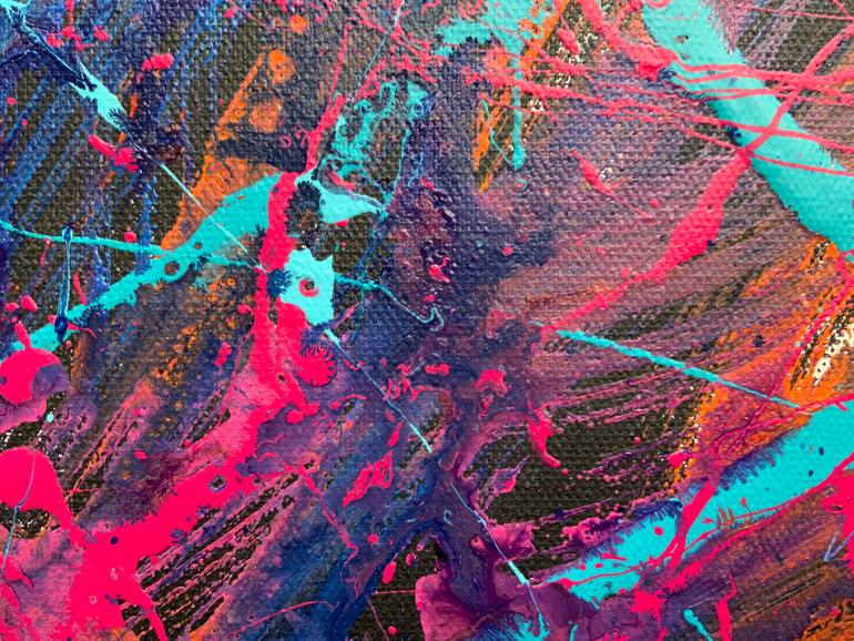 Original Abstract Expressionism Abstract Painting by Philip Leister