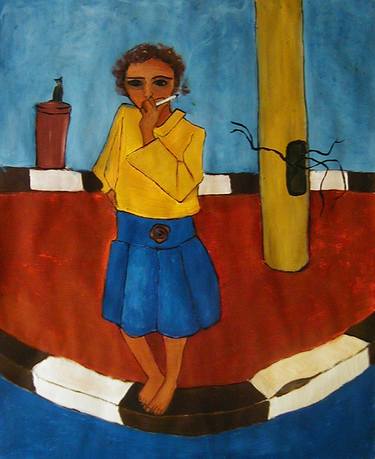 Original Expressionism Children Paintings by Shayma Aziz
