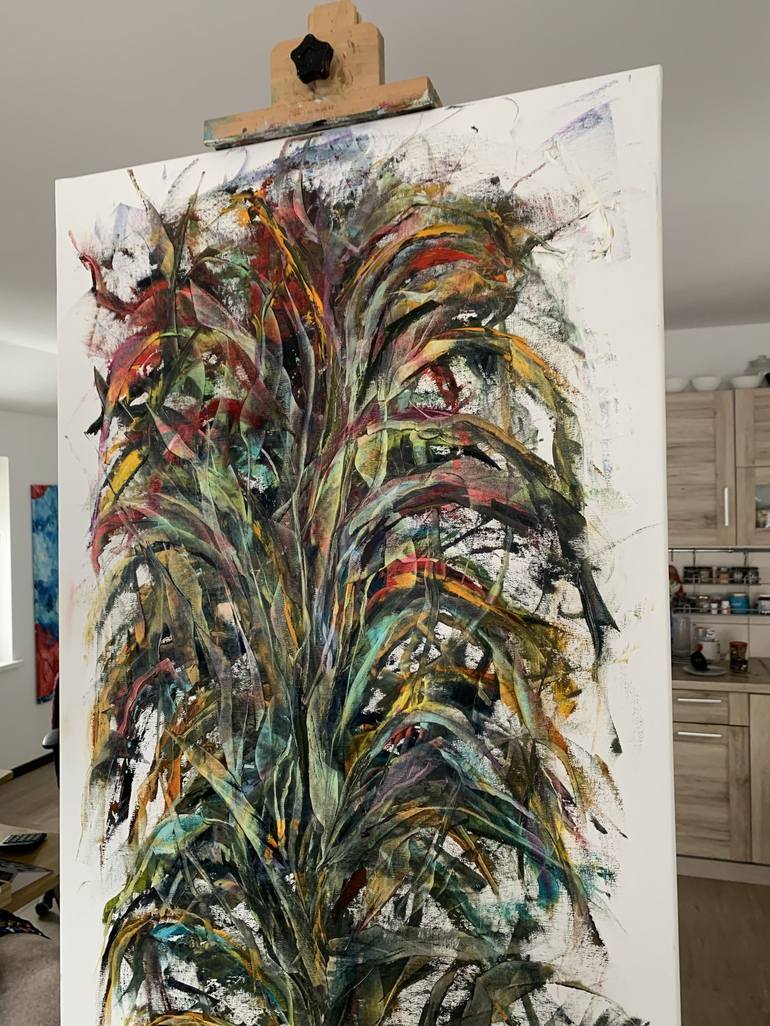 Original Abstract Painting by Nerius  Vaitkus