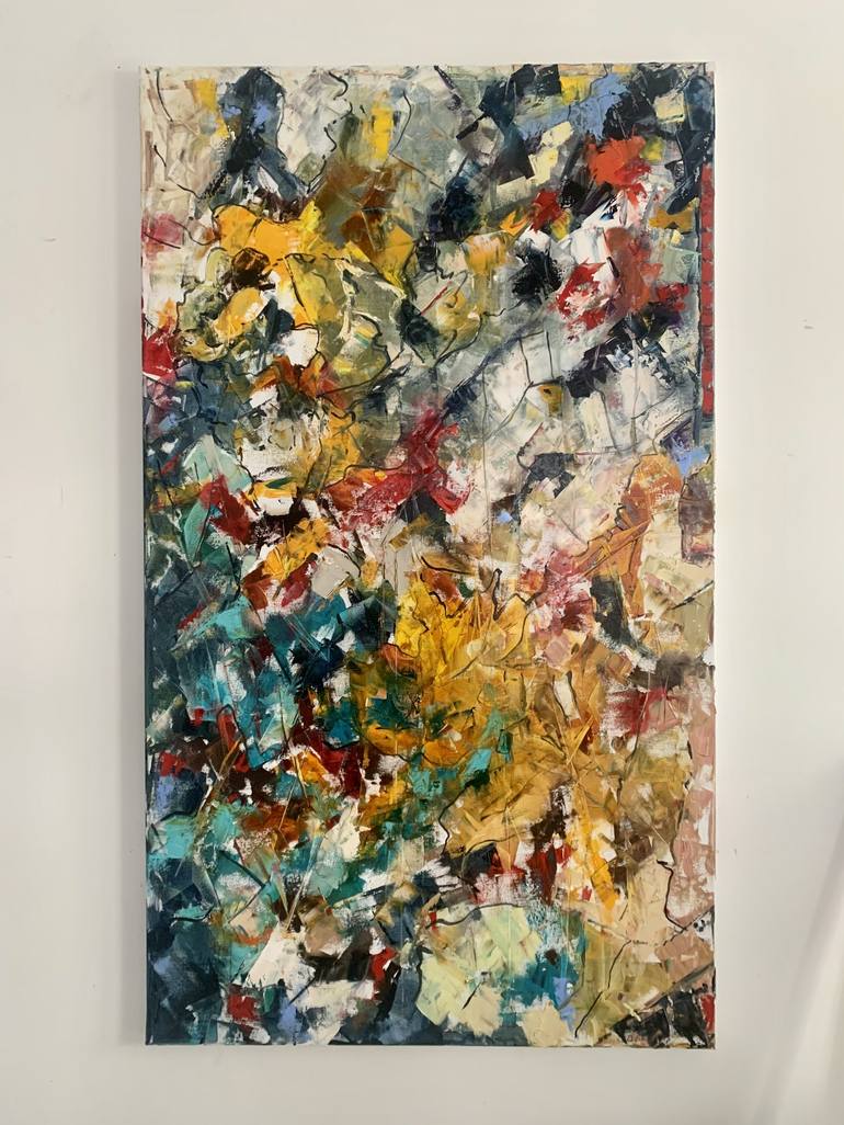 Original Abstract Painting by Nerius  Vaitkus