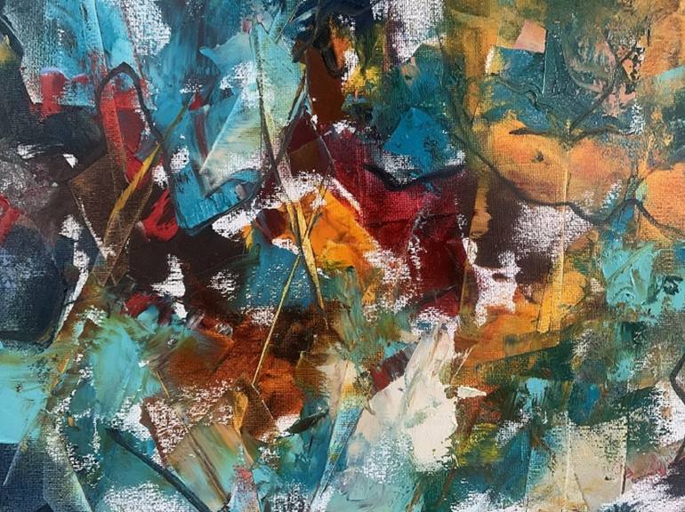 Original Abstract Painting by Nerius  Vaitkus