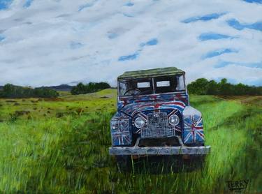 Print of Realism Automobile Paintings by Terry Jenkins