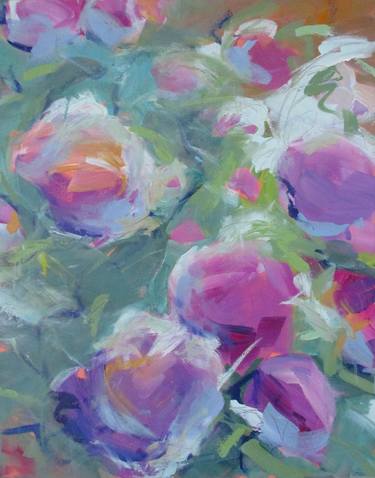Original Abstract Garden Paintings by Guen Sublette