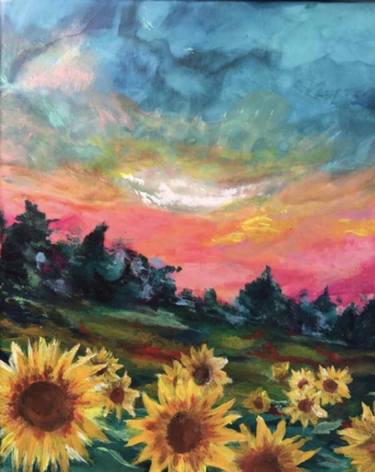 sunflowers and sunsets thumb