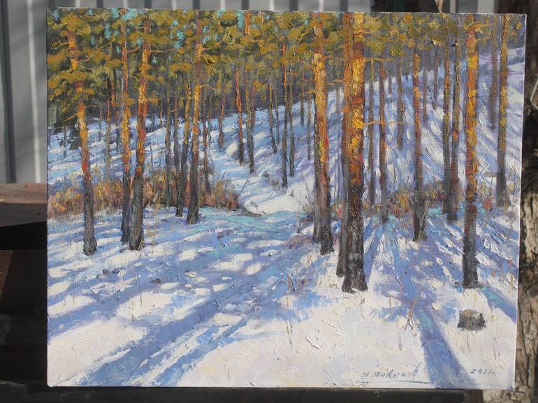 Original Impressionism Landscape Painting by Yakov Yankinov