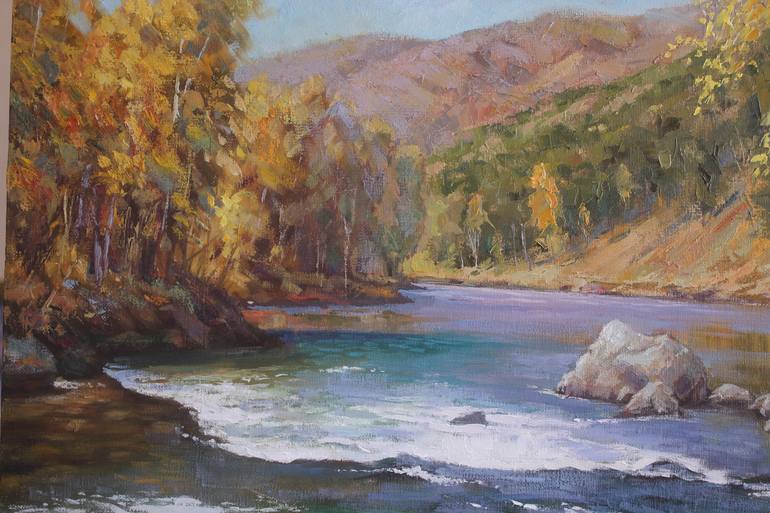 Original Impressionism Landscape Painting by Yakov Yankinov