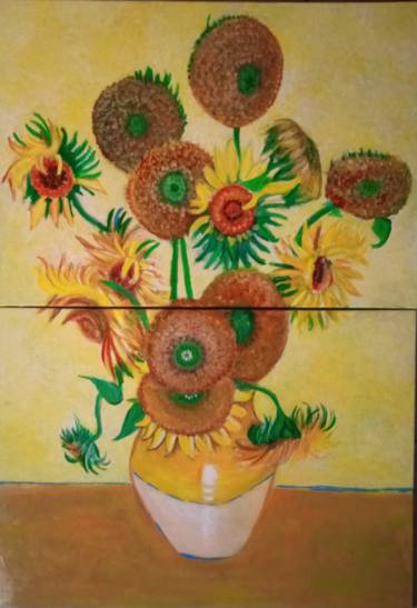 Original Floral Paintings by Scala Roberto