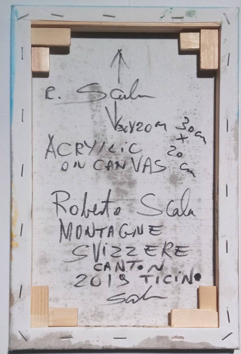 Original Contemporary Mountain Painting by Scala Roberto