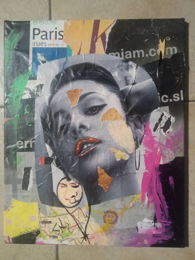 Original Street Art Fashion Painting by Scala Roberto