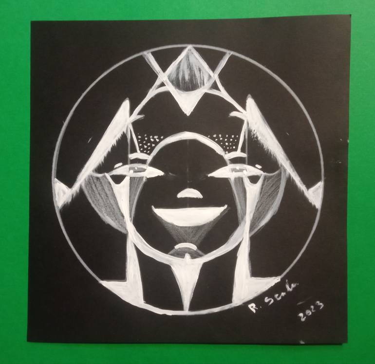 Original Street Art Classical Mythology Painting by Scala Roberto