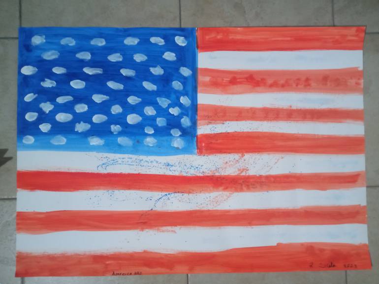 Original Abstract Expressionism Travel Painting by Scala Roberto